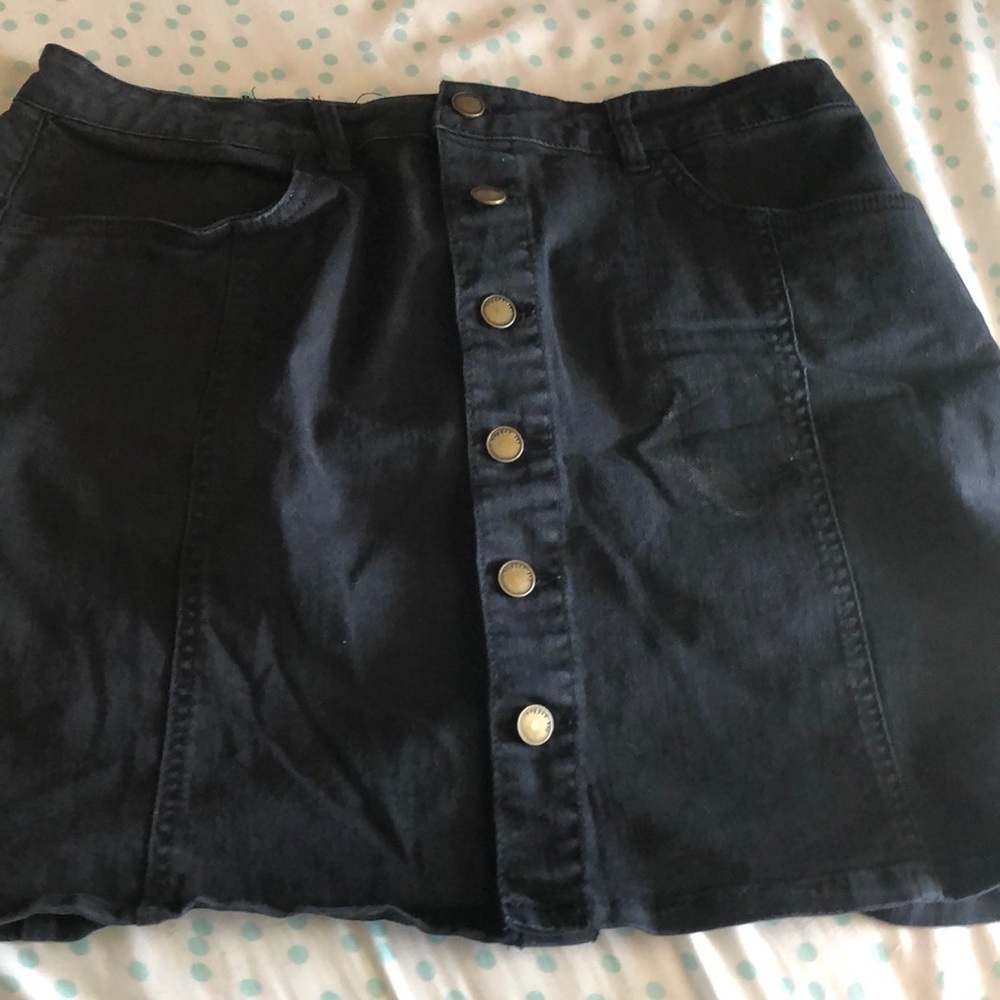 Black Midi Skirt